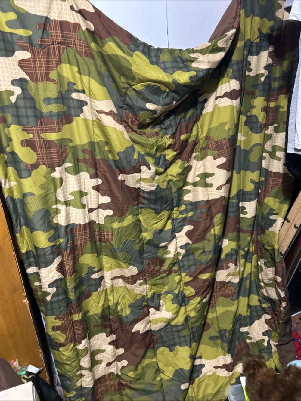 Mainstays Camo Print Quilt in Green, Brown, Tan